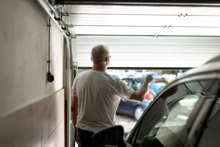 garage door opening with remote