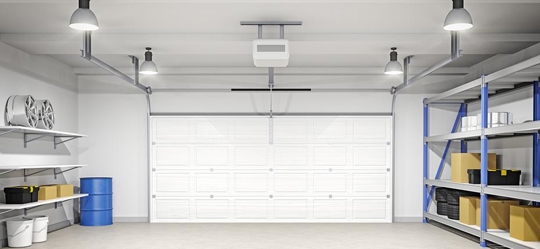 inside garage