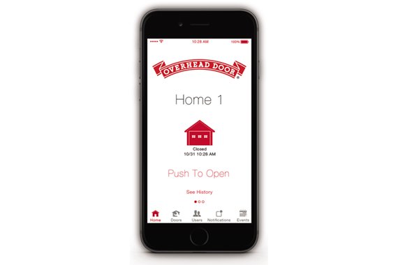 garage door app on phone