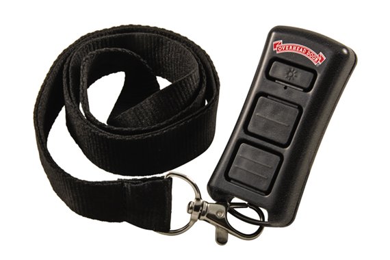 garage door remote on lanyard